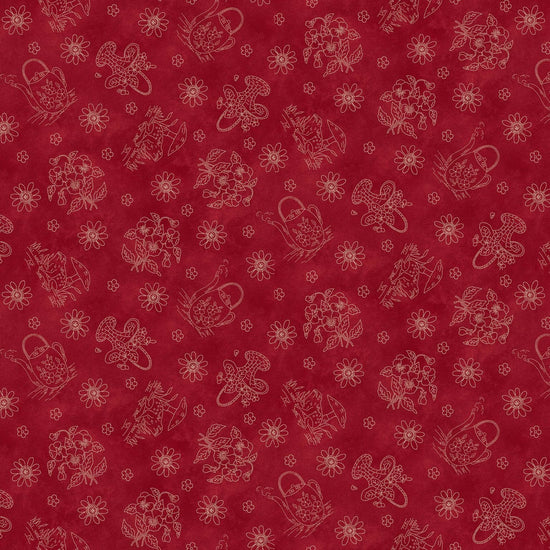 HENRY GLASS MEMORIES IN REDWORK COLLECTION BY STACY WEST