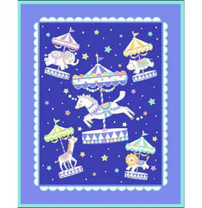 MARSHALL DRY GOODS DOUBLE FACE QUILTED CAROUSEL