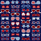 STUDIO E STAR SPANGLED BEACH COLLECTION BY SHARON LEE