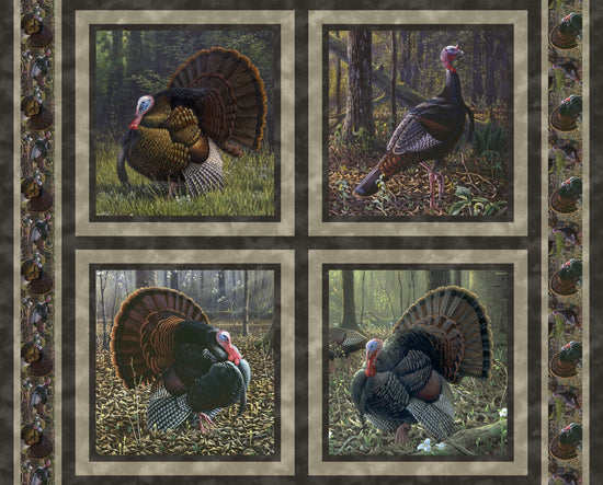 DAVID TEXTILES TURKEY PILLOW PANEL