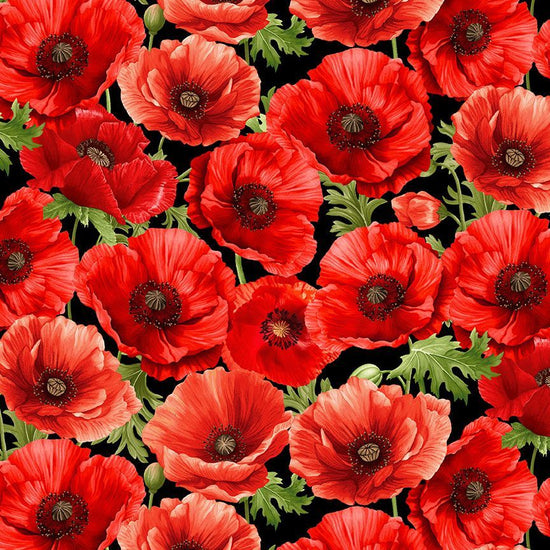 Timeless Treasures - Poppy Passion