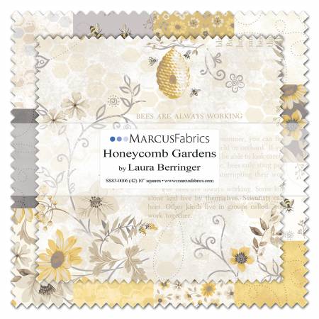 MARCUS FABRICS HONEYCOMB GARDENS LAYER CAKE BY LAURA BERRINGER