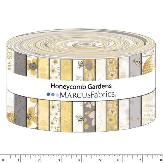 MARCUS FABRICS HONEYCOMB GARDENS JELLY ROLL BY LAURA BERRINGER