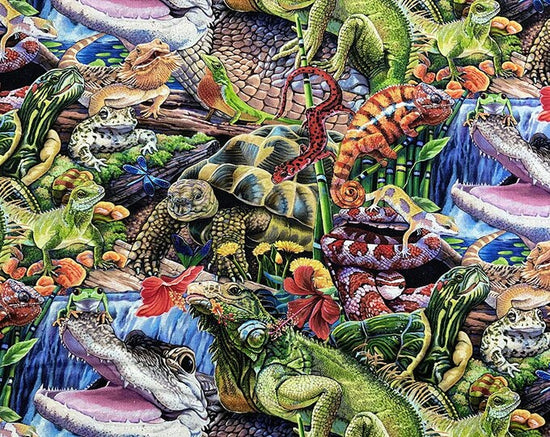 DAVID TEXTILES REPTILES