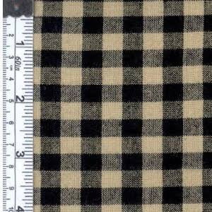 Homespun Rustic Woven 1/4 check