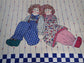 RAG DOLL QUILT PANEL/WALL HANGING