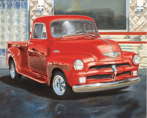 David Textiles Wild Wings Red & White Truck Panel