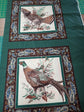 PAISLEY PHEASANT PILLOW PANEL