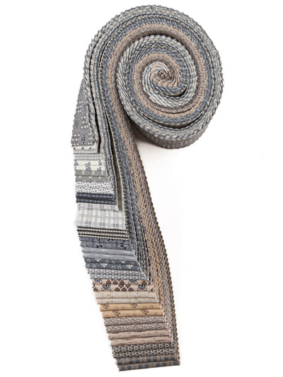 MARCUS FABRICS GREIGE GOODS BY SHERYL JOHNSON JELLY ROLL (40) 2.5" STRIPS