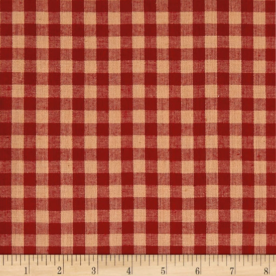 Homespun Rustic Woven 3/8 check