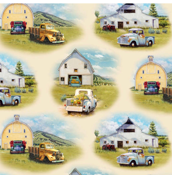 Elizabeth Studio’s Vintage Trucks Cream
