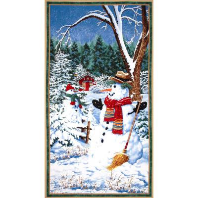 Wilmington Prints Snow Day Panel