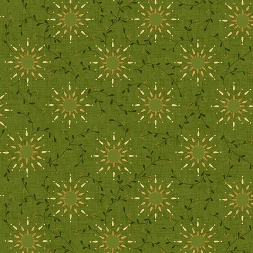 HENRY GLASS WIDE BACKING 108" PRAIRIE VINE