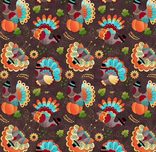 Foust Textiles Festive Turkey’s
