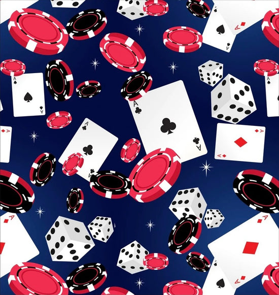 David Textiles Black & Red Casino