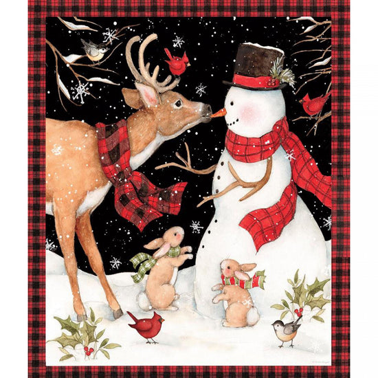 Springs Creative Winter Snowman With Reindeer