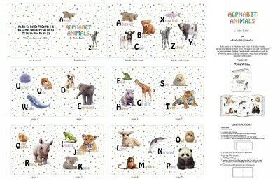Elizabeth’s Studios Animal Friends ABCS Book Panel