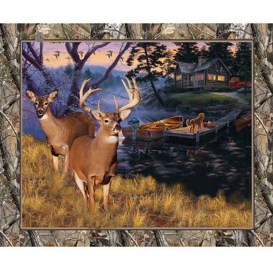 Print Concepts Real Tree Lakeside Sunset