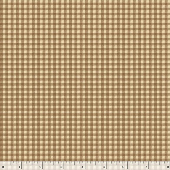 Marcus Fabrics Classic Plaids Blue & Tan