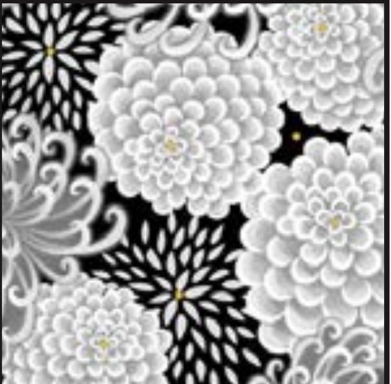 Quilting Treasures Yoriko Dependable Black
