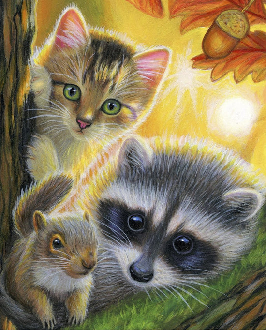 DAVID TEXTILES LITTLE AUTUMN BABIES PANEL
