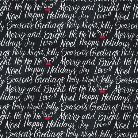 Timeless Treasures Happy Holiday Script