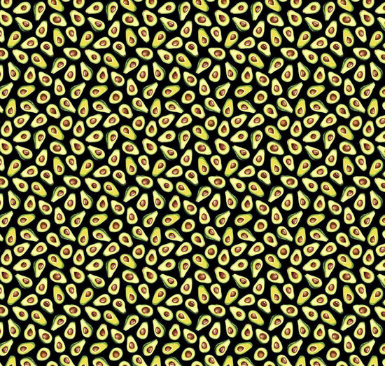 Timeless Treasures Black Mini Avocados