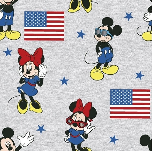 Springs Creative Mickey & Minnie American Flag