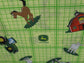 SPRINGS CREATIVE JOHN DEERE ANIMAL TOSS PLAID