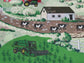 SPRINGS CREATIVE JOHN DEERE FARM SCENIC PRING