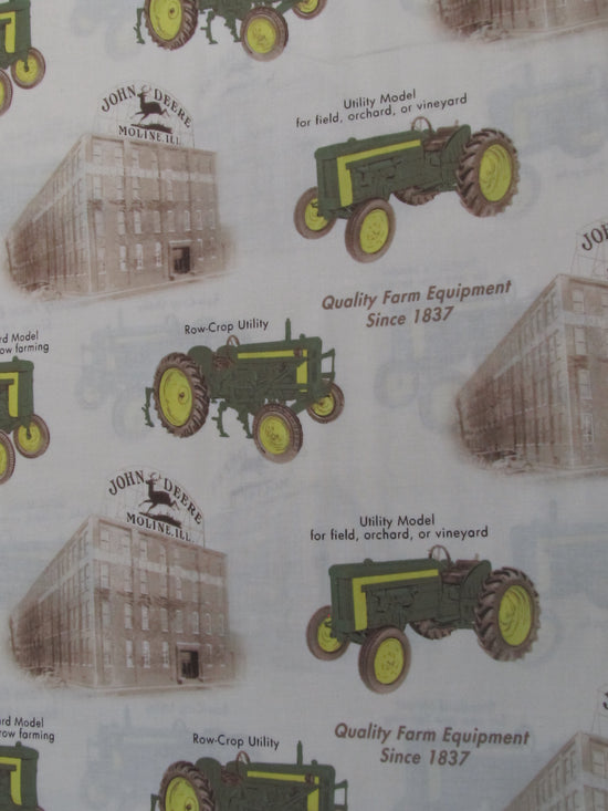 SPRINGS CREATIVE - JOHN DEERE VINTAGE TOILE PRINT
