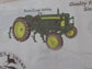 SPRINGS CREATIVE - JOHN DEERE VINTAGE TOILE PRINT