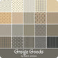 MARCUS FABRICS GREIGE GOODS BY SHERYL JOHNSON JELLY ROLL (40) 2.5" STRIPS
