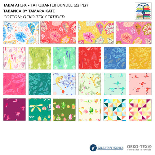 WINDHAM FABRICS TABANCA FAT QUARTER BUNDLE