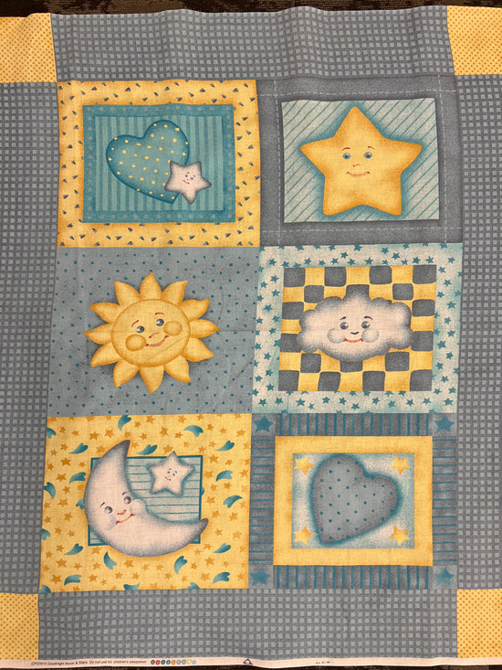 Springs Creative Goodnight Moon & Stars Baby Panel