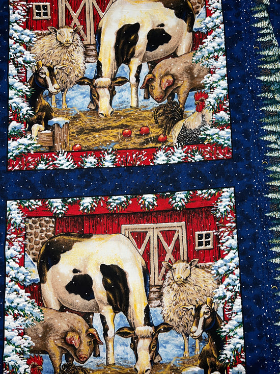 Wexler Textiles Animals At Stable Pillow Pane