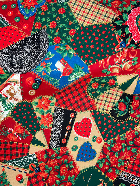 Concord Fabrics Xmas Crazy Quilt